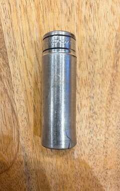 Snap-on SFS181 9/16" Deep Socket 3/8" Drive 6 Point (Cracked)